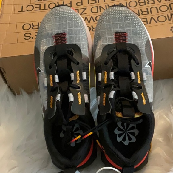 Nike Other - Nike Gray and Black Sneakers with Red and Yellow Accents